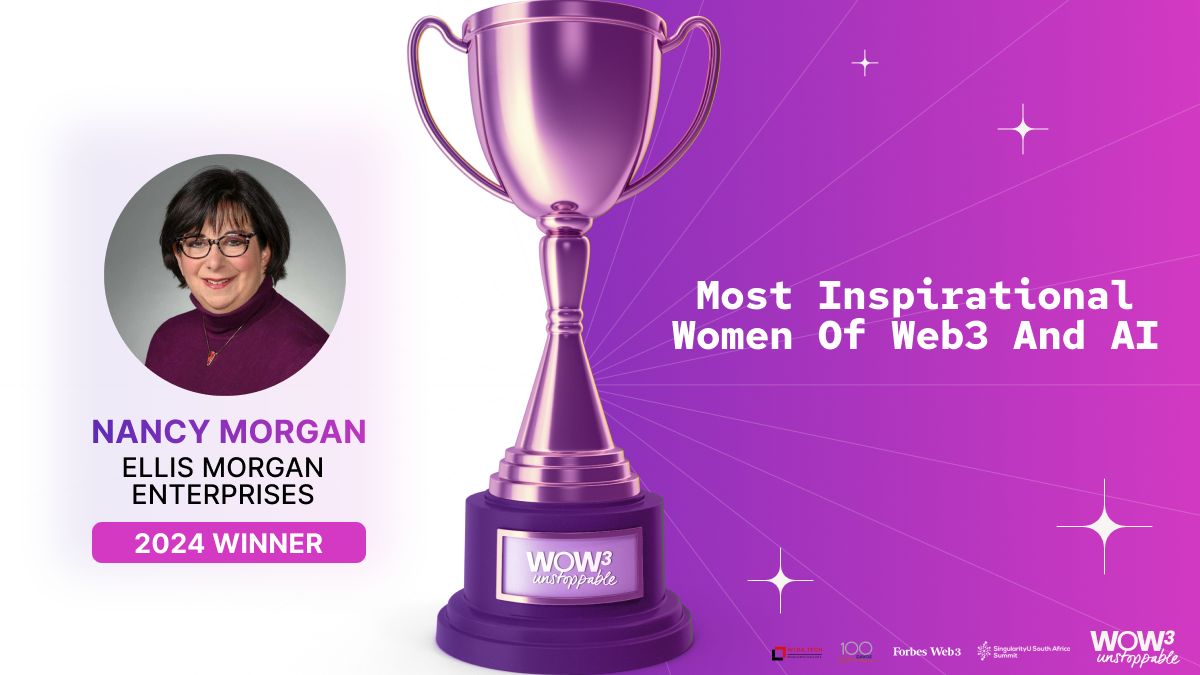 Advisor Nancy Morgan Named on Most Inspirational Women of Web3 & AI List 