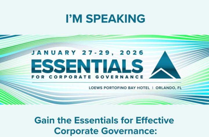 Society for Corporate Governance: Essentials